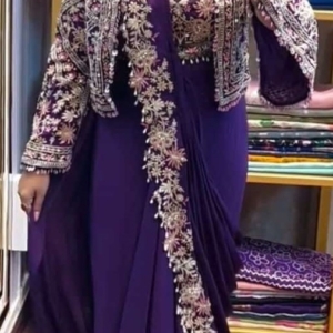 Ready To Wear Saree with Jacket -1