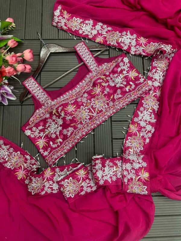 Ready To Wear Saree with Jacket -1 - Image 4
